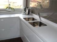 Cucina laccata bianca